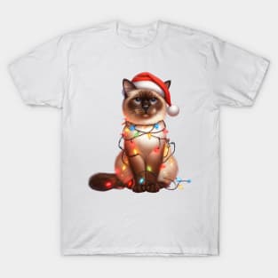 Christmas Balinese Cat T-Shirt